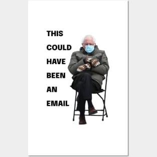 Bernie Sanders Mittens Inauguration Meme Posters and Art